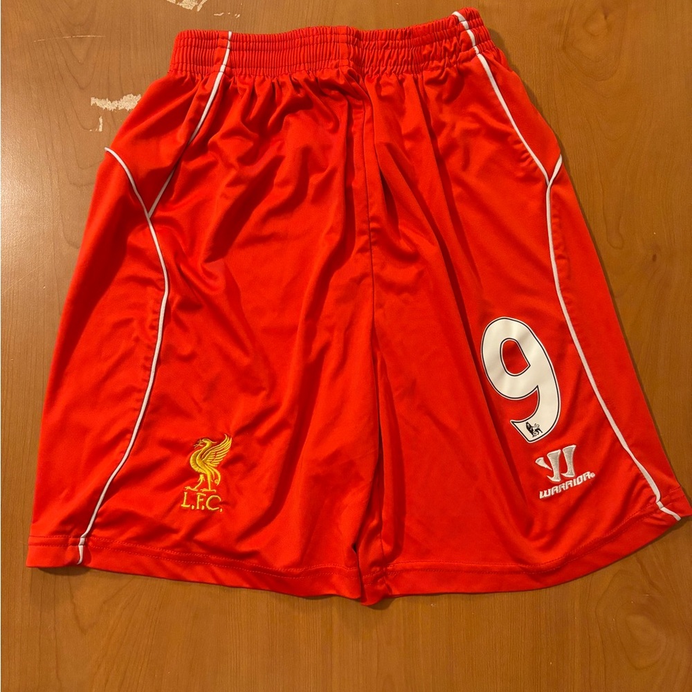 Warrior Liverpool FC #9 Home Shorts Adult Small